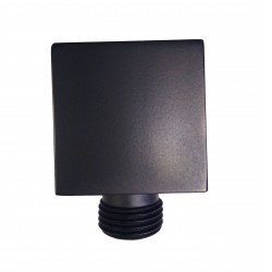Water Inlet Shower Head Wall Elbow Square Brass Connector Connection Water Hose Inlet Matt Black Water Inlet Shower Head Wall Elbow Square Brass Connector Connection Water Hose Inlet Matt Black