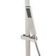 10 inch 250mm Square Brushed Nickel Shower Tower With Rain Head Bottom Water Inlet 10 inch 250mm Square Brushed Nickel Shower Tower With Rain Head Bottom Water Inlet
