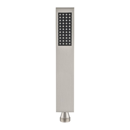 10 inch 250mm Square Brushed Nickel Shower Tower With Rain Head Bottom Water Inlet 10 inch 250mm Square Brushed Nickel Shower Tower With Rain Head Bottom Water Inlet