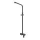 10 inch 250mm Square Gunmetal Grey Shower Tower With Rain Head Bottom Water Inlet 10 inch 250mm Square Gunmetal Grey Shower Tower With Rain Head Bottom Water Inlet