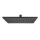 10 inch 250mm Square Gunmetal Grey Shower Tower With Rain Head Bottom Water Inlet