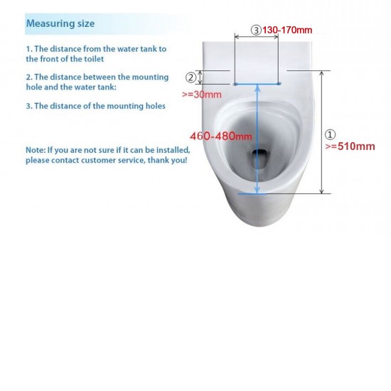 508x381x151mm Electric Intelligent Toilet Cover Seat with Self Hygiene and Instant Heating for toilet