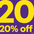 20% off(End of Financial Year Sale)