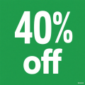 40% off(End of Financial Year Sale)