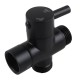 Round Black Water Bidets Toilet Sprayer Kit