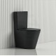 670x360x850mm Bathroom Whirlpool Ultra Quiet Comfort Height Ceramic Rimless Toilet Suite Matt Black