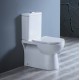 860x380x860mm Ceramic White Rimless Back To Wall Toilets Suite Two Piece Toilets 