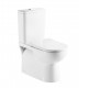 860x380x860mm Ceramic White Rimless Back To Wall Toilets Suite Two Piece Toilets 