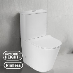 642x380x850mm Bathroom Rimless Back To Wall White Ceramic Toilet Suite 642x380x850mm Bathroom Rimless Back To Wall White Ceramic Toilet Suite