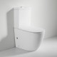 690x370x830mm Ceramic White Box Rimless Back To Wall Toilets Suite Two Piece Toilets 