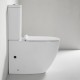 690x370x830mm Ceramic White Box Rimless Back To Wall Toilets Suite Two Piece Toilets 