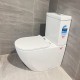 690x370x830mm Ceramic White Box Rimless Back To Wall Toilets Suite Two Piece Toilets 