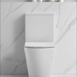 645x370x815mm Rimless Whirlpool FlushToilet Suite Back To Wall Two Piece Toilets Suite