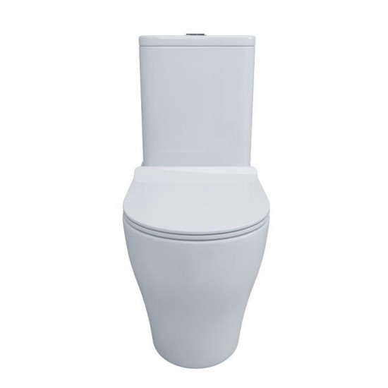 665x360x840mm Whirlpool Silent High End Back To Wall Ceramic Toilet Suite