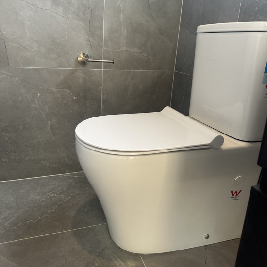 665x360x840mm Whirlpool Silent High End Back To Wall Ceramic Toilet Suite