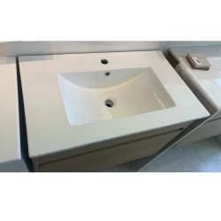 750mm Single Bowl Ceramic Vanity Top Only with Overflow 750mm Single Bowl Ceramic Vanity Top Only with Overflow