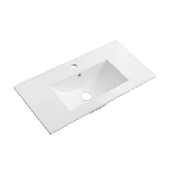 600mm Single Bowl Ceramic Vanity Top Only with Overflow 600mm Single Bowl Ceramic Vanity Top Only with Overflow