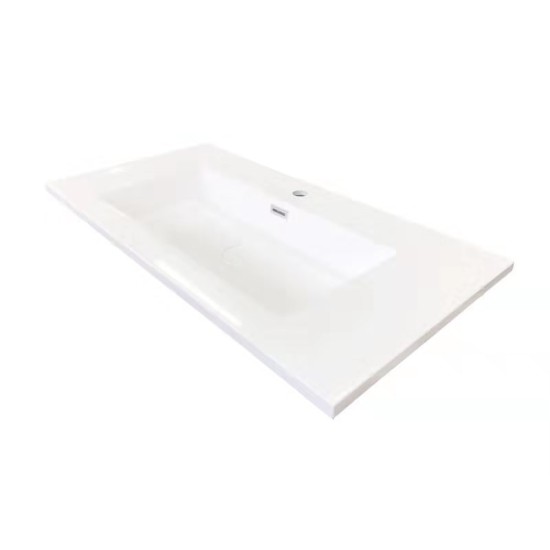 600mm Slim Polymarble Basin Vanity Top Only 600mm Slim Polymarble Basin Vanity Top Only