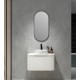 Amos 760X460X430mm Plywood Matte White Fluted Curve Vanity With Flat Top Amos 760X460X430mm Plywood Matte White Fluted Curve Vanity With Flat Top