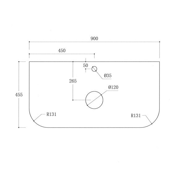 Luma 900X455X450mm Plywood Matte White Fluted Curve Vanity With Flat Top Luma 900X455X450mm Plywood Matte White Fluted Curve Vanity With Flat Top