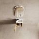 Mino 400X200X620MM PLYWOOD WALL HUNG VANITY - LIGHT OAK WITH TOP