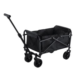 45L Heavy-Duty Foldable Wagon Cart with Sand Wheels & Adjustable Handle Portable Collapsible Trolley for Camping, Beach Garden & Shopping 45L Heavy-Duty Foldable Wagon Cart with Sand Wheels & Adjustable Handle Portable Collapsible Trolley for Camping, Beach Garden & Shopping