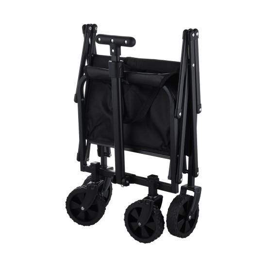 45L Heavy-Duty Foldable Wagon Cart with Sand Wheels & Adjustable Handle Portable Collapsible Trolley for Camping, Beach Garden & Shopping 45L Heavy-Duty Foldable Wagon Cart with Sand Wheels & Adjustable Handle Portable Collapsible Trolley for Camping, Beach Garden & Shopping