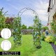 Sturdy Black Metal Garden Arch - 1PC Outdoor Climbing Plant Trellis, Ideal for Roses, Vines, Weddings & Events Sturdy Black Metal Garden Arch - 1PC Outdoor Climbing Plant Trellis, Ideal for Roses, Vines, Weddings & Events