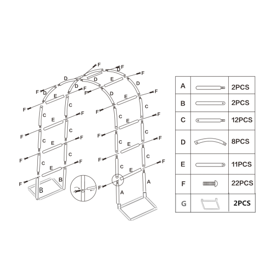 Sturdy White Metal Garden Arch - 1PC Outdoor Climbing Plant Trellis, Ideal for Roses, Vines, Weddings & Events Sturdy White Metal Garden Arch - 1PC Outdoor Climbing Plant Trellis, Ideal for Roses, Vines, Weddings & Events