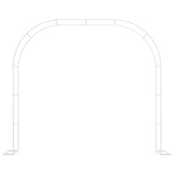 Sturdy White Metal Garden Arch - 1PC Outdoor Climbing Plant Trellis, Ideal for Roses, Vines, Weddings & Events Sturdy White Metal Garden Arch - 1PC Outdoor Climbing Plant Trellis, Ideal for Roses, Vines, Weddings & Events