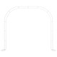 Sturdy White Metal Garden Arch - 1PC Outdoor Climbing Plant Trellis, Ideal for Roses, Vines, Weddings & Events Sturdy White Metal Garden Arch - 1PC Outdoor Climbing Plant Trellis, Ideal for Roses, Vines, Weddings & Events