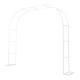 Sturdy White Metal Garden Arch - 1PC Outdoor Climbing Plant Trellis, Ideal for Roses, Vines, Weddings & Events Sturdy White Metal Garden Arch - 1PC Outdoor Climbing Plant Trellis, Ideal for Roses, Vines, Weddings & Events