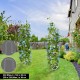 Sturdy White Metal Garden Arch - 1PC Outdoor Climbing Plant Trellis, Ideal for Roses, Vines, Weddings & Events Sturdy White Metal Garden Arch - 1PC Outdoor Climbing Plant Trellis, Ideal for Roses, Vines, Weddings & Events