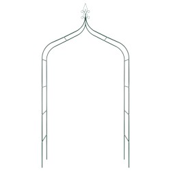 1pc Elegant Dark Green Metal Garden Arch - Lush Ivy Climbing Trellis for Weddings & Outdoor Events, Perfect for Patio Parties & Lawn Decor