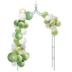 1pc Elegant Dark Green Metal Garden Arch - Lush Ivy Climbing Trellis for Weddings & Outdoor Events, Perfect for Patio Parties & Lawn Decor 1pc Elegant Dark Green Metal Garden Arch - Lush Ivy Climbing Trellis for Weddings & Outdoor Events, Perfect for Patio Parties & Lawn Decor