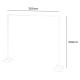 200*200mm White Square Metal Balloon & Wedding Arch Backdrop Stand