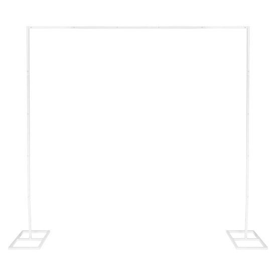 200*200mm White Square Metal Balloon & Wedding Arch Backdrop Stand