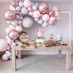 Metal Table Balloon Arch Kit, Adjustable Hight And Length Table Stand, For Birthday Party Wedding & Graduation Decorations, Christmas Decort Baby Shower Party Supplies Table Arch White Metal Table Balloon Arch Kit, Adjustable Hight And Length Table Stand, For Birthday Party Wedding & Graduation Decorations, Christmas Decort Baby Shower Party Supplies Table Arch White