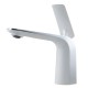 Norico Eden Chrome and White Bathroom Basin Mixer Tapware