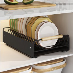 Pull Out Kitchen Cabinet Storage Shelf Rack Drawer Sliding Organizer Black Pull Out Kitchen Cabinet Storage Shelf Rack Drawer Sliding Organizer Black
