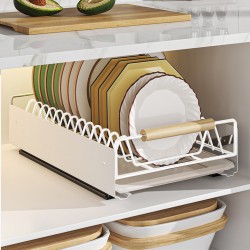 Pull Out Kitchen Cabinet Storage Shelf Rack Drawer Sliding Organizer White Pull Out Kitchen Cabinet Storage Shelf Rack Drawer Sliding Organizer White