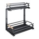 2 Tier Slide Out Under Sink Organizers And Storage, Height Adjustable Wooden Handle Pull Out Cabinet Organizer Drawers Black 2 Tier Slide Out Under Sink Organizers And Storage, Height Adjustable Wooden Handle Pull Out Cabinet Organizer Drawers Black