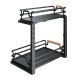 2 Tier Slide Out Under Sink Organizers And Storage, Height Adjustable Wooden Handle Pull Out Cabinet Organizer Drawers Black 2 Tier Slide Out Under Sink Organizers And Storage, Height Adjustable Wooden Handle Pull Out Cabinet Organizer Drawers Black