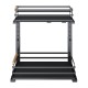 2 Tier Slide Out Under Sink Organizers And Storage, Height Adjustable Wooden Handle Pull Out Cabinet Organizer Drawers Black 2 Tier Slide Out Under Sink Organizers And Storage, Height Adjustable Wooden Handle Pull Out Cabinet Organizer Drawers Black