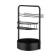 2-Tier Adjustable Lazy Susan Spice Rack, 360° Rotating Countertop Organizer with Removable Towel Holder & Semi-Circle Basket 2-Tier Adjustable Lazy Susan Spice Rack, 360° Rotating Countertop Organizer with Removable Towel Holder & Semi-Circle Basket