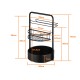 2-Tier Adjustable Lazy Susan Spice Rack, 360° Rotating Countertop Organizer with Removable Towel Holder & Semi-Circle Basket 2-Tier Adjustable Lazy Susan Spice Rack, 360° Rotating Countertop Organizer with Removable Towel Holder & Semi-Circle Basket