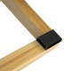 Bamboo Towel Bar Holder Rack 2 Tiers Freestanding Drying Storage Bamboo Towel Bar Holder Rack 2 Tiers Freestanding Drying Storage