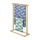 Bamboo Towel Bar Holder Rack 2 Tiers Freestanding Drying Storage Bamboo Towel Bar Holder Rack 2 Tiers Freestanding Drying Storage