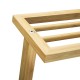 Bamboo Towel Bar Holder Rack 2 Tiers Freestanding Drying Storage Bamboo Towel Bar Holder Rack 2 Tiers Freestanding Drying Storage
