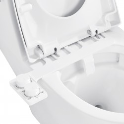 Non-Electric Hot&Cold Toilet Bidet Rear Front Water Wash Clean Unisex Seat Attachment Non-Electric Hot&Cold Toilet Bidet Rear Front Water Wash Clean Unisex Seat Attachment